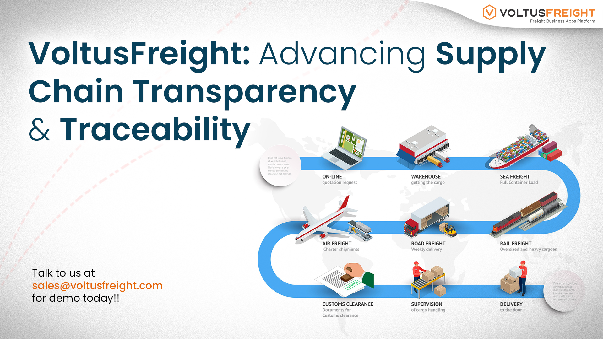 VoltusFreight: Advancing Supply Chain Transparency & Traceability.